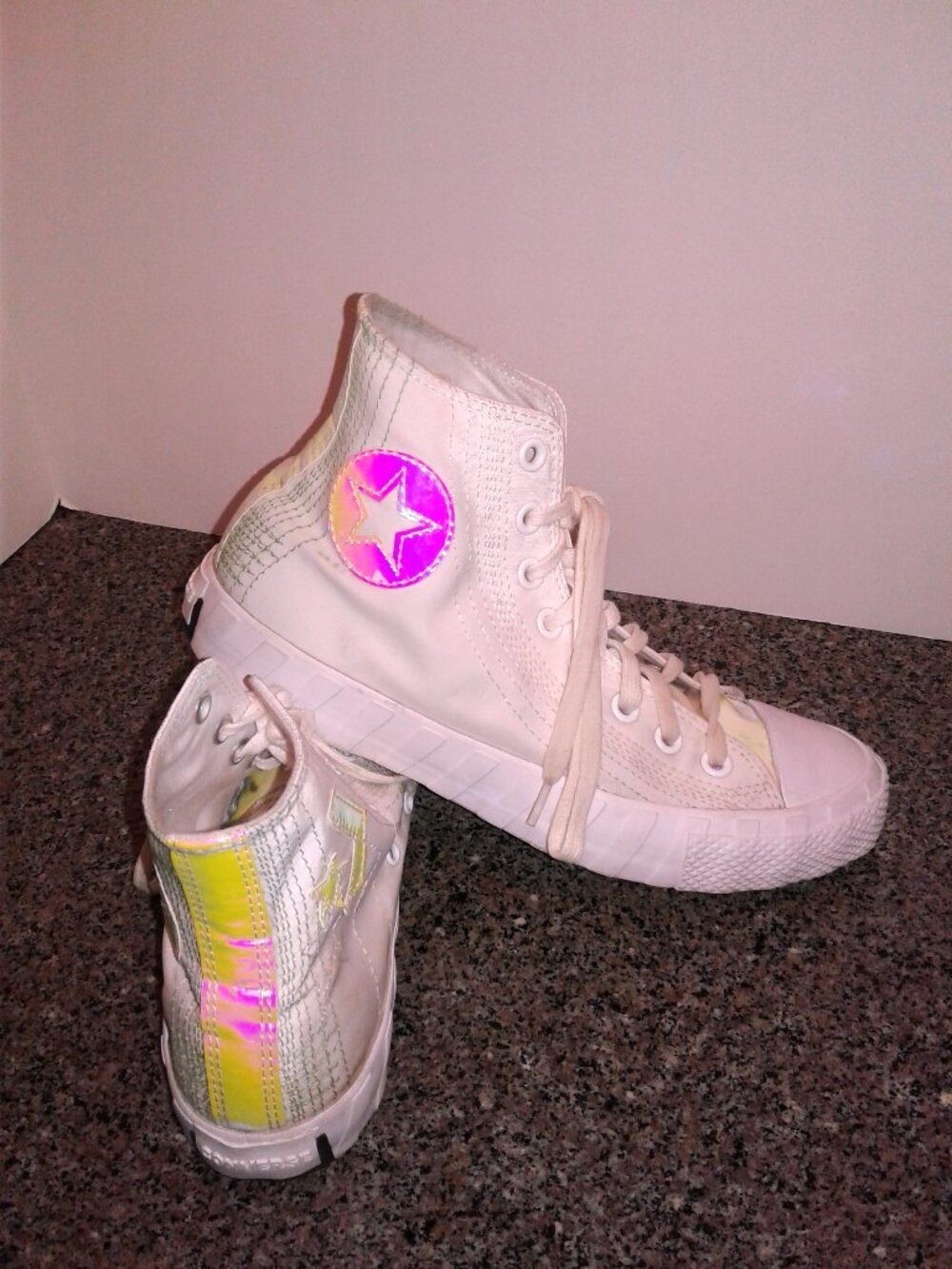 Converse UNT1TL3D High 'Hi-Vis Collection White Iridesce 170605C